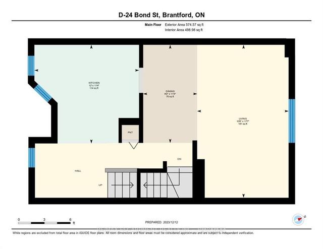 d - 24 Bond St, Townhouse with 3 bedrooms, 2 bathrooms and 2 parking in Brantford ON | Image 14