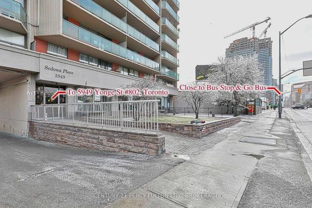 802 - 5949 Yonge St, Condo with 2 bedrooms, 1 bathrooms and 1 parking in Toronto ON | Image 13