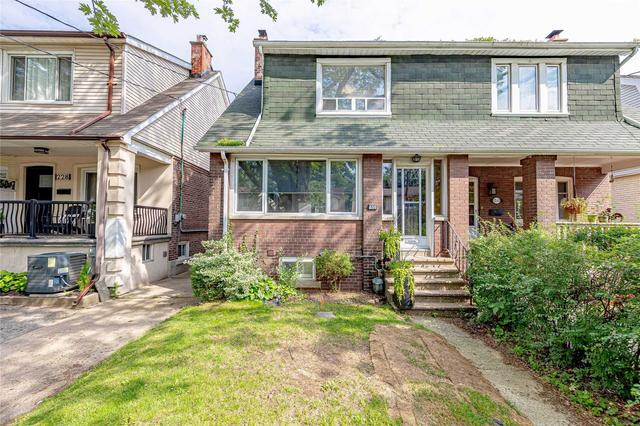 230 Milverton Blvd, House semidetached with 3 bedrooms, 2 bathrooms and 1 parking in Toronto ON | Image 1