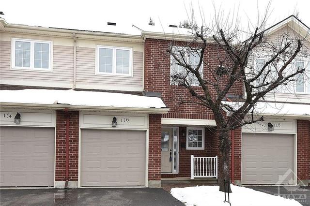 116 Stonebriar Drive, Townhouse with 3 bedrooms, 3 bathrooms and 2 parking in Ottawa ON | Image 1