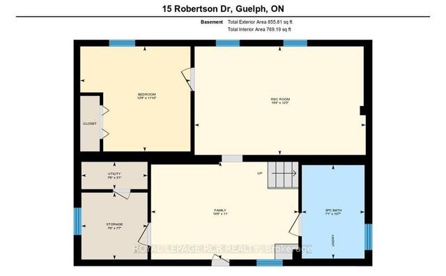 15 Robertson Dr, House detached with 2 bedrooms, 2 bathrooms and 4 parking in Guelph ON | Image 29