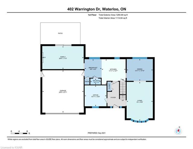 402 Warrington Drive, House detached with 4 bedrooms, 2 bathrooms and 6 parking in Waterloo ON | Image 46