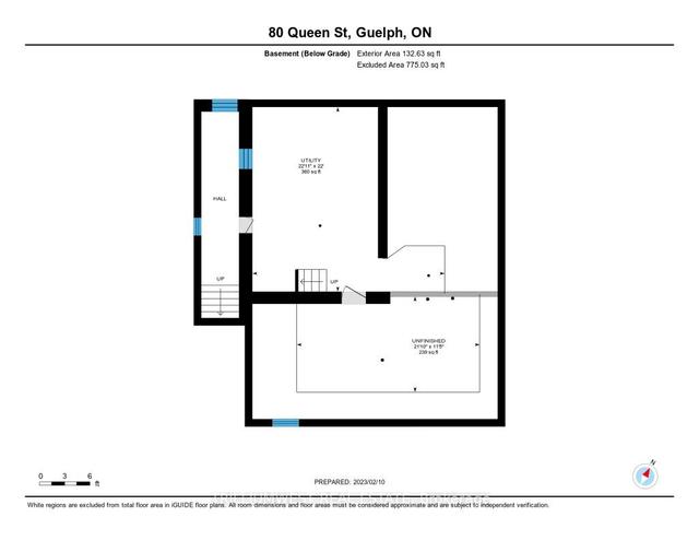 80 Queen St, House detached with 5 bedrooms, 4 bathrooms and 5 parking in Guelph ON | Image 22