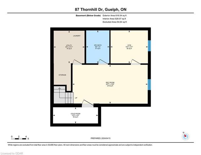87 Thornhill Drive, House detached with 4 bedrooms, 2 bathrooms and 3 parking in Guelph ON | Image 31