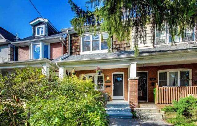 142 Morrison Ave, House semidetached with 3 bedrooms, 2 bathrooms and 1 parking in Toronto ON | Image 1