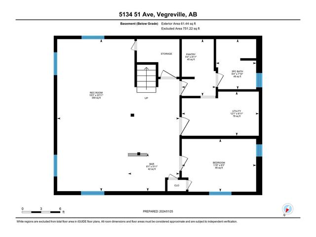 5134 51 Av, House detached with 5 bedrooms, 2 bathrooms and 6 parking in Vegreville AB | Image 52