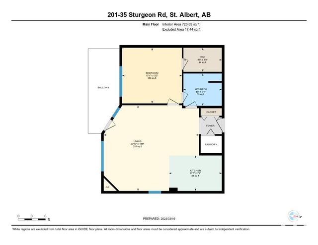 201 - 35 Sturgeon Rd, Condo with 1 bedrooms, 1 bathrooms and 1 parking in St. Albert AB | Image 41