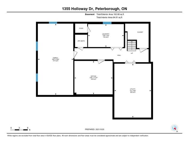 1355 Holloway Dr, House detached with 3 bedrooms, 2 bathrooms and 3 parking in Peterborough ON | Image 35