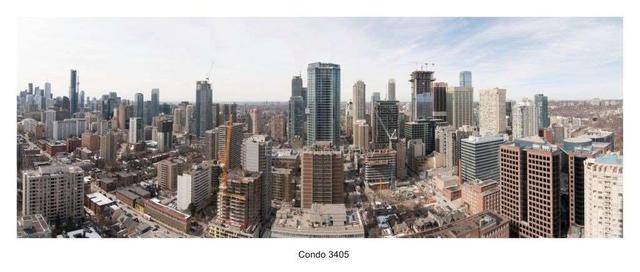 3405 - 101 Charles St, Condo with 1 bedrooms, 1 bathrooms and 0 parking in Toronto ON | Image 2