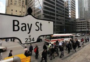 The Bay Street Corridor is at the centre of the city.