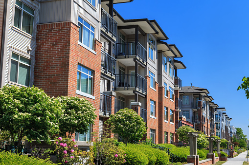 townhouse in the suburbs