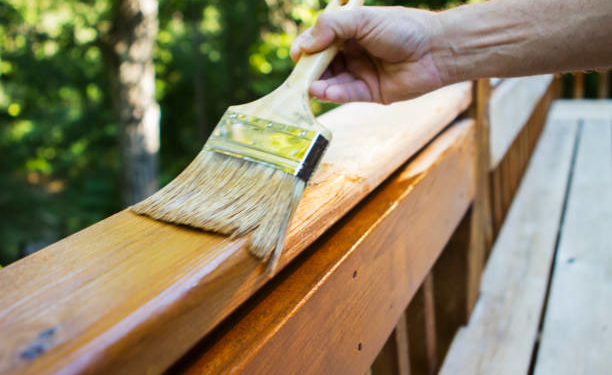 varnishing a deck