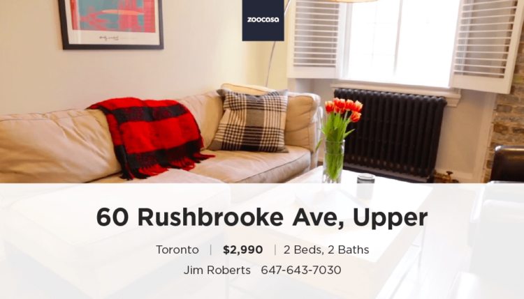 60 Rushbrooke Avenue Upper Unit
