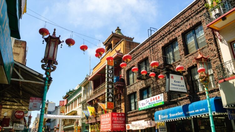 Street view from Chinatown in Vancouver