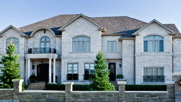 Exterior of a mansion