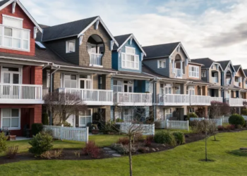 A row of houses