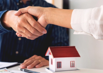 Two people shaking hands