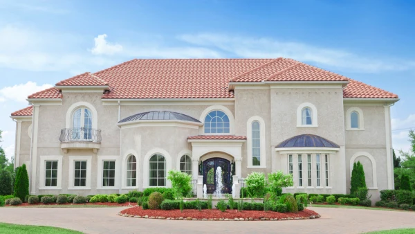 Exterior of a mansion