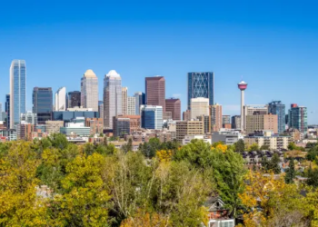 Skyline view of Calgary