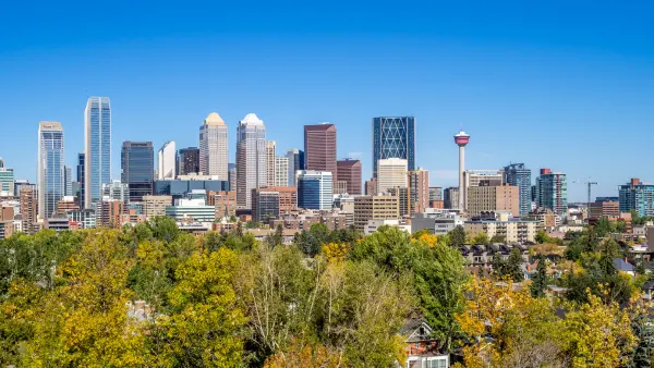 Skyline view of Calgary