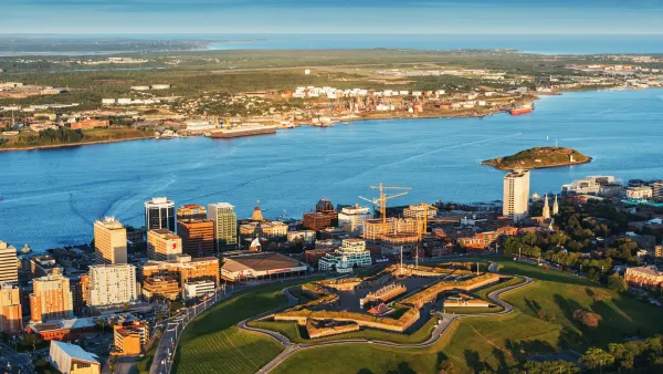 Birds eye view of Halifax, Nova Scotia