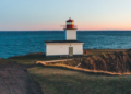 A small lighthouse in Nova Scotia