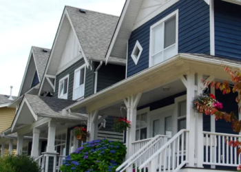 A row of houses