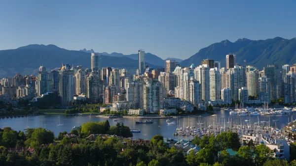 Harborfront in Vancouver