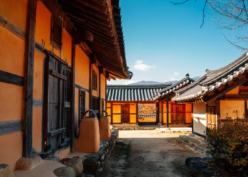 A traditional Hanok in South Korea