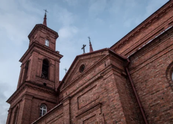 A brick church