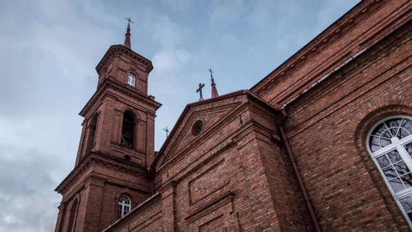 A brick church