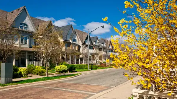 A row of houses