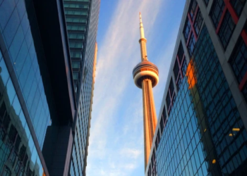 View of the CN Tower in Toronto