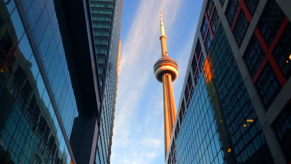 View of the CN Tower in Toronto