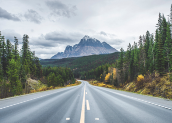 Icefields Parkway in Alberta.