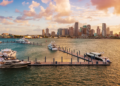 Florida waterfront with boats and buildings