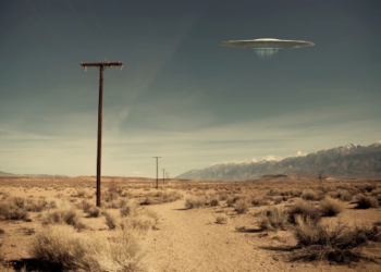 A UFO in the desert