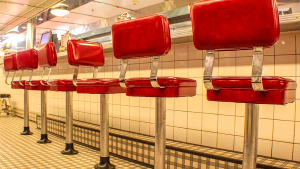 A retro 50's style diner