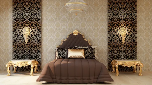 A royal bedroom
