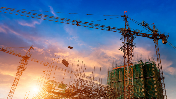 A construction site.