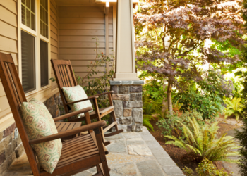 A front porch.