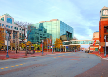 Downtown Moncton.