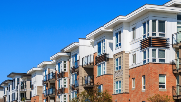 A condo building.
