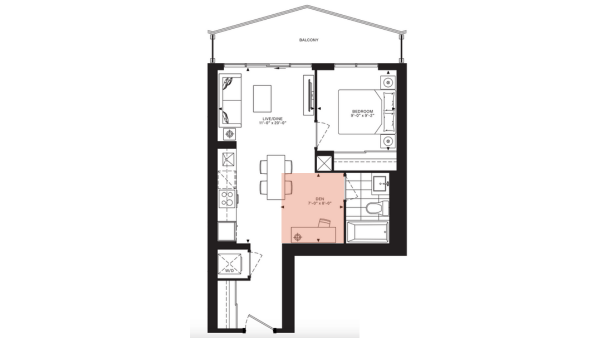 Thirty Six Zorra Condos floorplan