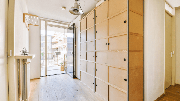 Hallway functional storage