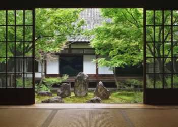 Japanese Zen garden.