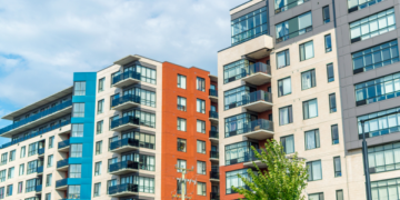 Condo buildings in Montreal.