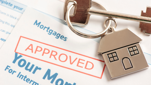 An approved mortgage document.