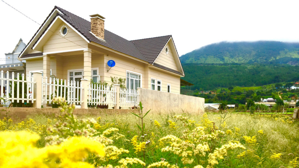 A countryside home.
