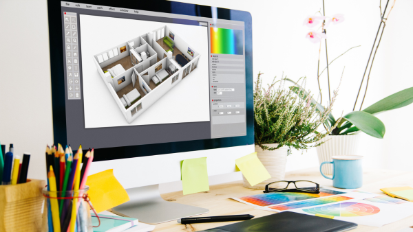 Designing a home.